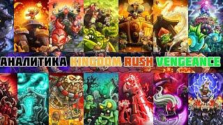 Аналитика всех башен в Kingdom rush Vengeance