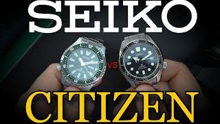 Seiko vs CITIZEN - Seiko SBDC061 vs Citizen Promaster Dive Automatic - Who is Better - Comparison