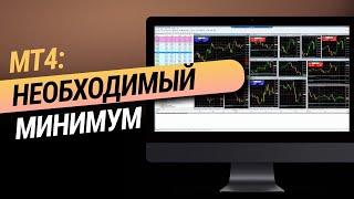 Торговый терминал MetaTrader 4: необходимый минимум