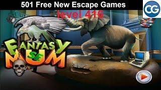 [Walkthrough] 501 Free New Escape Games level 416 - Fantasy museum - Complete Game