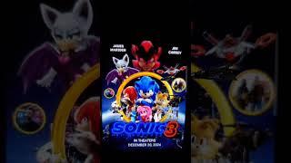 Sonic The Hedgehog Movie 3 (2024) Poster Logo (Fan Made) (New Look)