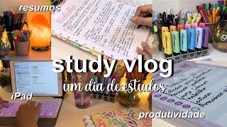 STUDY VLOG Um dia de Estudos | estilo filminho narrado