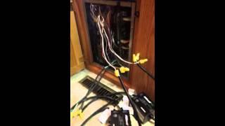 Installing Xantrex Prowatt SW1000 powering 2 separate 15 amp circuits For 2005 Winnebago Voyage 38J