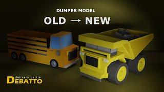 Timelapse: modeling low poly Dumper in Blender 2.9