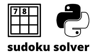 Sudoku solver with computer vision, OCR and autocomplete for GUI