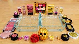 Mixing Makeup Eyeshadow Into Slime! Rose vs Gold Special Series Part 47 Satisfying Slime Video