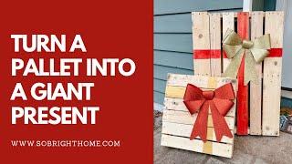 How to turn pallets into presents: DIY outdoor decor