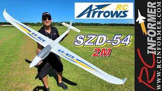 ARROWS *NEW* SZD-54 2 M Glider Unbox, Fly, and Rebox By: RCINFORMER