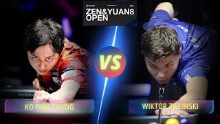 KO PING CHUNG VS  WIKTOR ZIELINSKI | 2024 ZEN&YUAN8 OPEN 2 #9ballpool #highlights