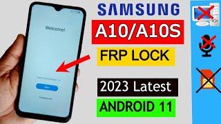 Samsung A10/A10S Frp Bypass 2024 | Google Account Remove/FRP Unlock  Without PC Android 11