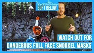 Dangerous Full Face Snorkel Masks | How to avoid them | Snorkel Advice