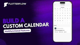 Step-by-Step Guide to Building a Calendar Widget in #Flutterflow