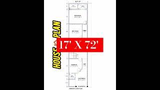 (17' 0" X 72' 0") #Houseplan#how