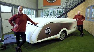 Kleinster Luxuswohnwagen der Welt: Easy Caravaning Take Off Luxus Faltwohnwagen