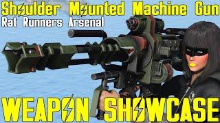 Fallout 4: Shoulder Mounted Machine Gun - Rat Runners Arsenal - Weapon Mod Showcase