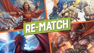 RE-MATCH! Alesha, Brigone, Gornog, Niv-Mizzet | Foundations Commander Gameplay