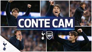 Conte's INCREDIBLE celebrations in his first North London Derby  | CONTE CAM | Spurs 3-0 Arsenal