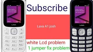 Lava a1 white Lcd problem