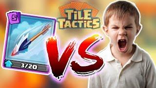 ТРОЛИНГ противников ОДНОЙ СТРЕЛОЙ !!! в игре Tile Tactics - 5 ПОБЕД ПОДРЯД !!!