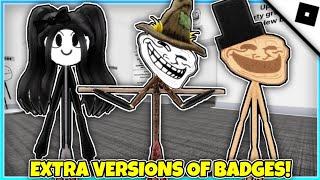 Troll Face RP (BETA) - How to get "ALTERNATIVE/EXTRA VERSIONS OF BADGES" BADGE (ROBLOX)