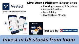 How to Invest in US Stocks with Vested Finance From India : Add Beneficiary & Fund Your Account