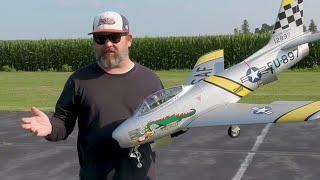 FMS 80mm F86 Sabre RC Jet Pilot Ryan Bobby K Bonus Flight