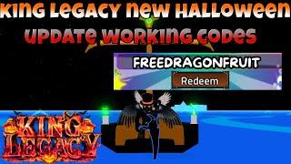 ALL NEW KING LEGACY HALLOWEEN UPDATE WORKING CODES!! AND GIVEAWAYS