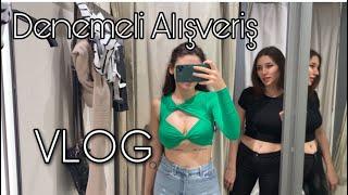 DENEMELİ ALIŞVERİŞ VLOG | AKASYA AVM | ZARA BERSHKA STRADIVARIUS H&M |DERİ CEKET KOMBİNİ |daily