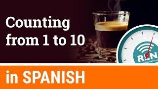 How to count from 1 to 10 in Spanish - One Minute Spanish Lesson 8