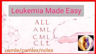 Leukemia Made Easy || (USMLE/COMLEX/NCLEX/IMGs)