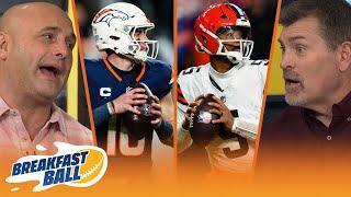 Broncos beat Browns, Denver a ‘playoff team’, Should Jameis Winston start? | NFL | BREAKFAST BALL