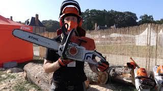 STIHL FRANCE : MAXIMILIEN POTIGNON A PRESENTE LA NOUVELLE TRONCONNEUSE MS 400 C-M SUR SALONVERT 2020