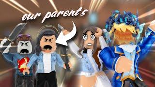 TEACHING MY PARENTS HOW TO PLAY MURDER MYSTERY 2! *ROBLOX family*