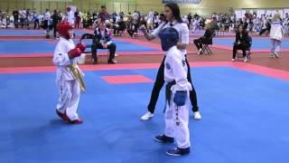 Taekwondo ITF Мухин Дмитрий (RUS) - Нуруллин Тимур (RUS) 1/2 Минск Кубок СНГ 2015