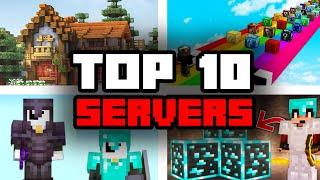 Top 10 MINECRAFT SERVERS To join in 2025 (1.21)