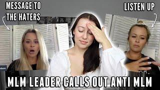 MLM LEADER CALLS OUT ANTI MLM! YIKES #tranont