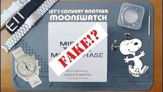 Let's Rip Out Another MoonSwatch Movement and put it in a Metal Case!!