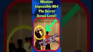 Mission: Impossible N64 Has a Hidden Bonus Level?! #nintendo64 #retrogaming #shorts