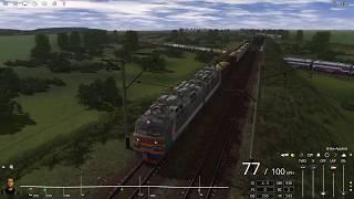 Trainz 2019, Маршрут - Ростовский узел, от ст.Каяла до ст.Батайск на грузовом