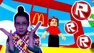 ПОБЕГ ИЗ МАКДОНАЛЬДСА  | ROBLOX | Christie Charm лэтсплэй адопт ми