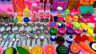 7 Minutes Satisfying with Unboxing Hello Kitty Miniature Dream House kitchen set | ASMR