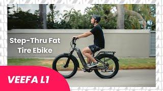 Trying new Veefa L1 Step-Thru Fat Tire Electric bike | Ranger #ebike #veefa
