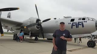 Conversations with a B29 Super Fortress Flight Engineer - and B29 Walk Around all in 4k