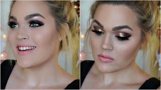 Glitter Bombshell Smokey Eye | New Year's Eve Makeup Tutorial