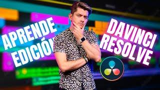 ¡COMO EDITAR EN DAVINCI RESOLVE 18! aprende a EDITAR VÍDEOS facil y RAPIDOTUTORIAL Completo 2024 