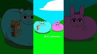 Sprunki Pinki Inflation PopCorn Trick Fail | Animation meme #sprunki #funny #popcorn