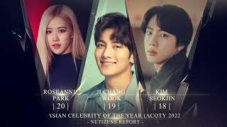 ASIAN CELEBRITY OF THE YEAR 2022 (Top 20 Finalists) ACOTY 2022