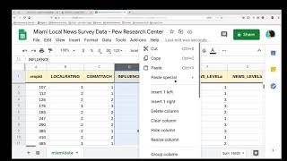 Google Sheets: Sorting - the first way