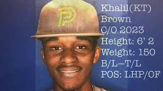 Khalil(KT) Brown 60 yd dash 7.5 sec August 13, 2020