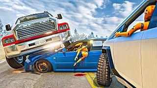 Dangerous Overtaking and Car Crashes #03 | BeamNG.Drive